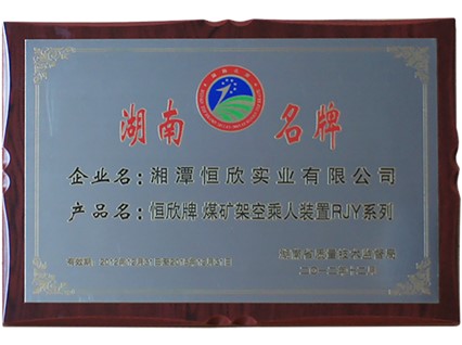 熱烈慶祝公司順利通過湖南名牌復(fù)審，現(xiàn)已授牌